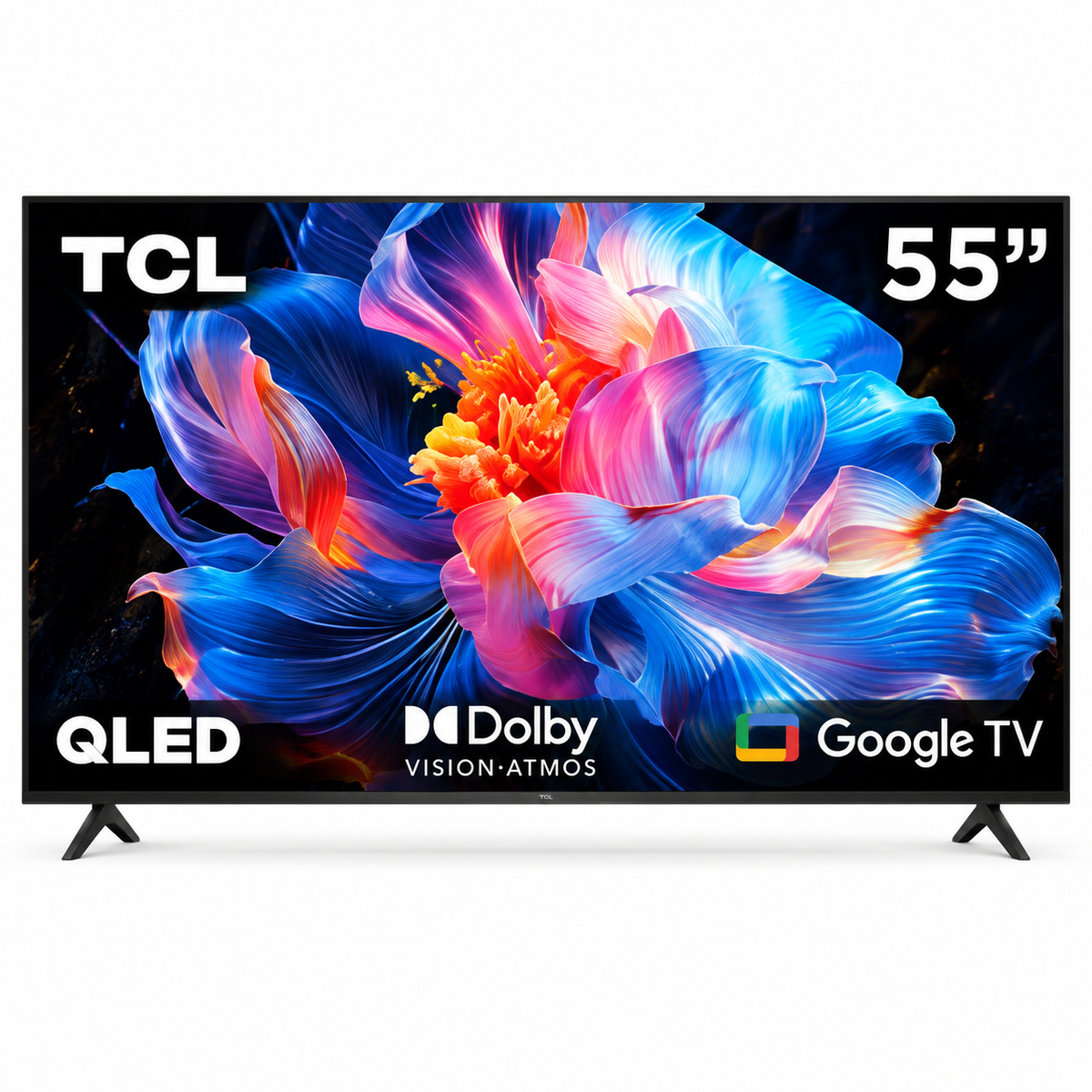 Televisor TCL 55" 4K UHD Google TV Dolby Vision y Dolby Atmos