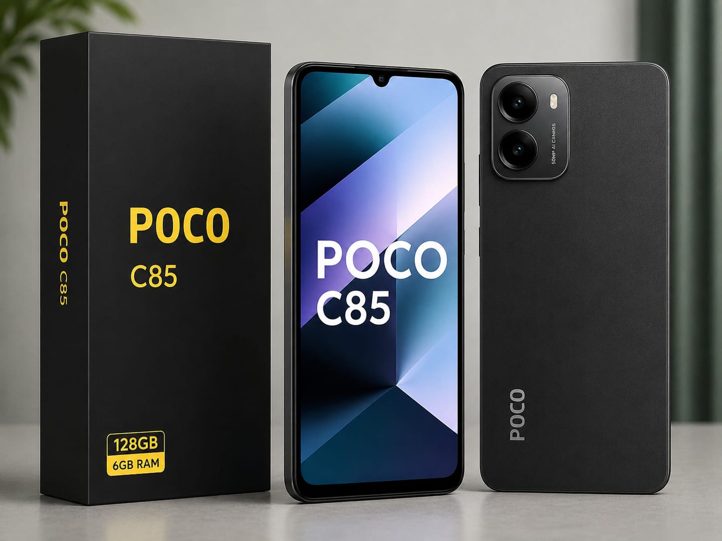 Xiaomi POCO C85 6GB RAM 128GB Negro 50MP Android 15