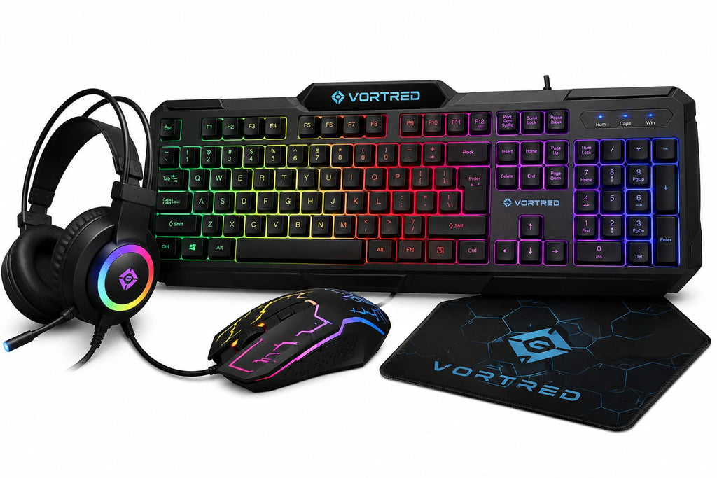 Kit Gamer Vortred 4 en 1 RGB