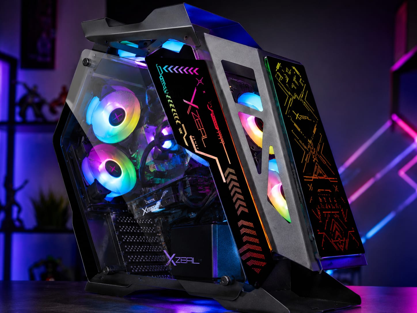 Gabinete Gamer XZEAL IR02 Micro Tower ARGB