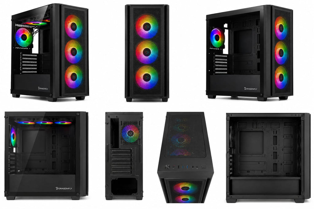 Gabinete Gamer Dragonfly GM590AB