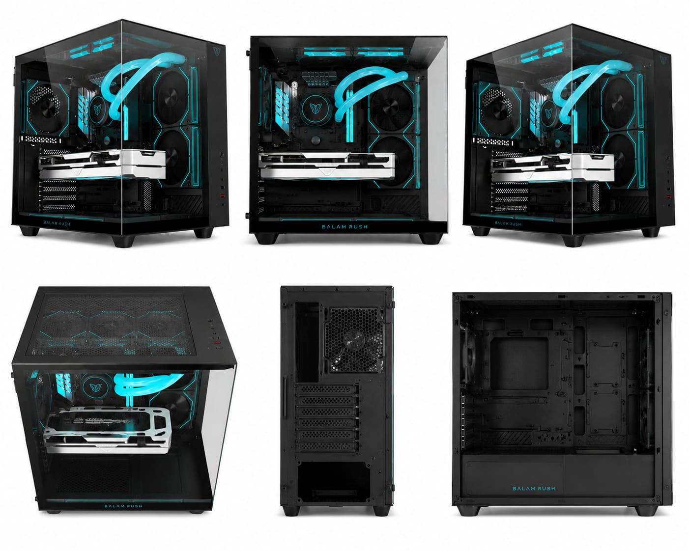 Gabinete Gamer Balam Rush Tank Majestic 6600 Legend
