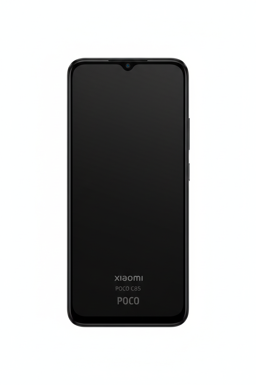 Xiaomi POCO C85 Negro vista frontal