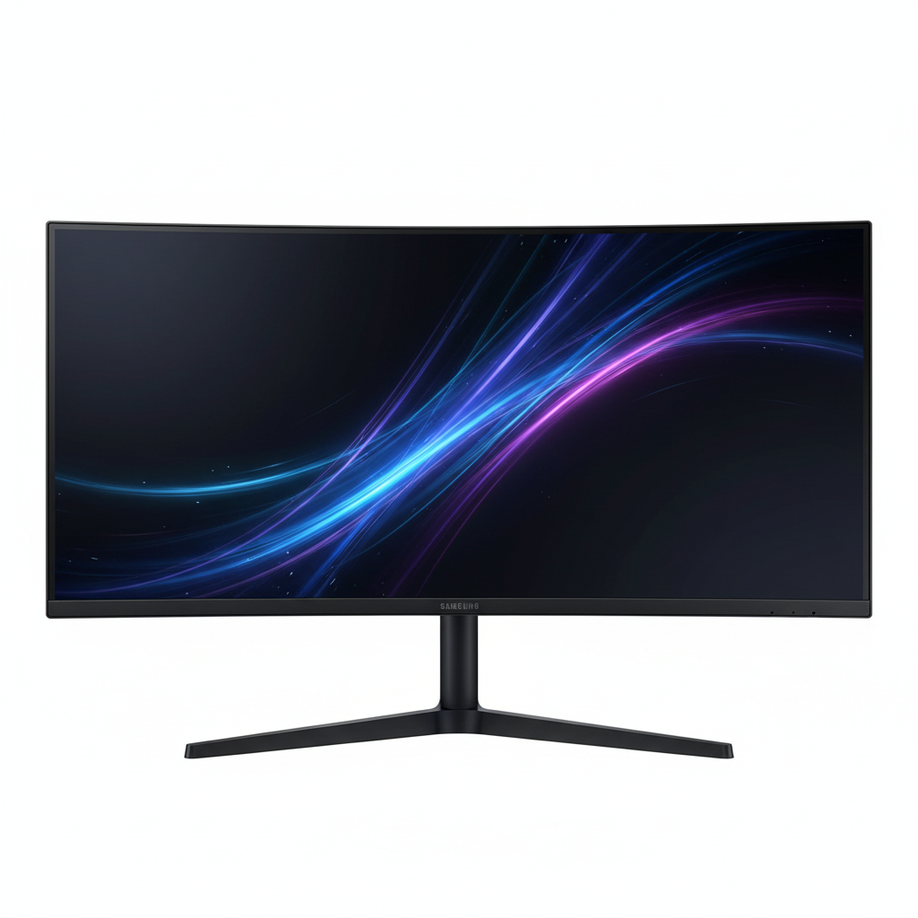 Monitor Samsung 32 curvo Full HD vista frontal