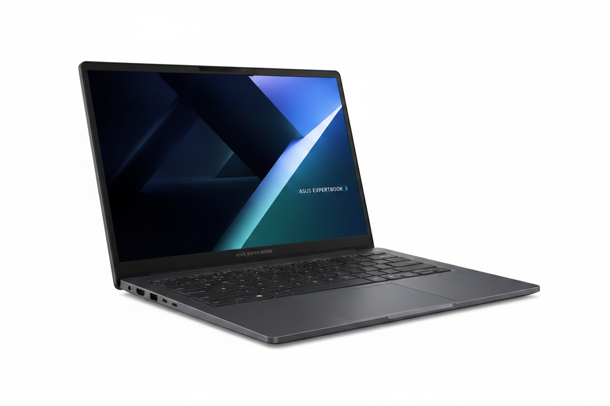 Laptop ASUS ExpertBook B3605CCA vista en ángulo