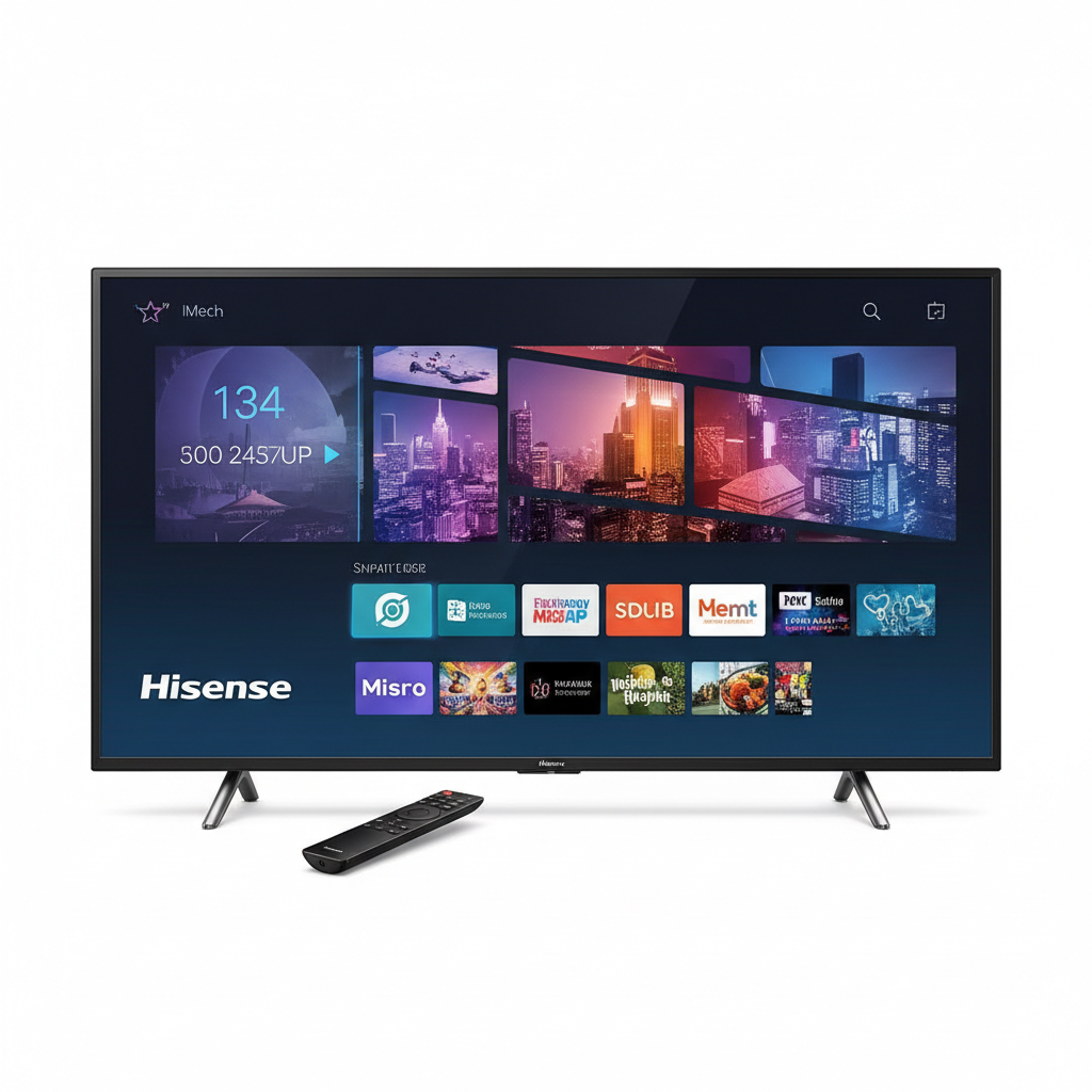 Smart TV Hisense 43 vista frontal