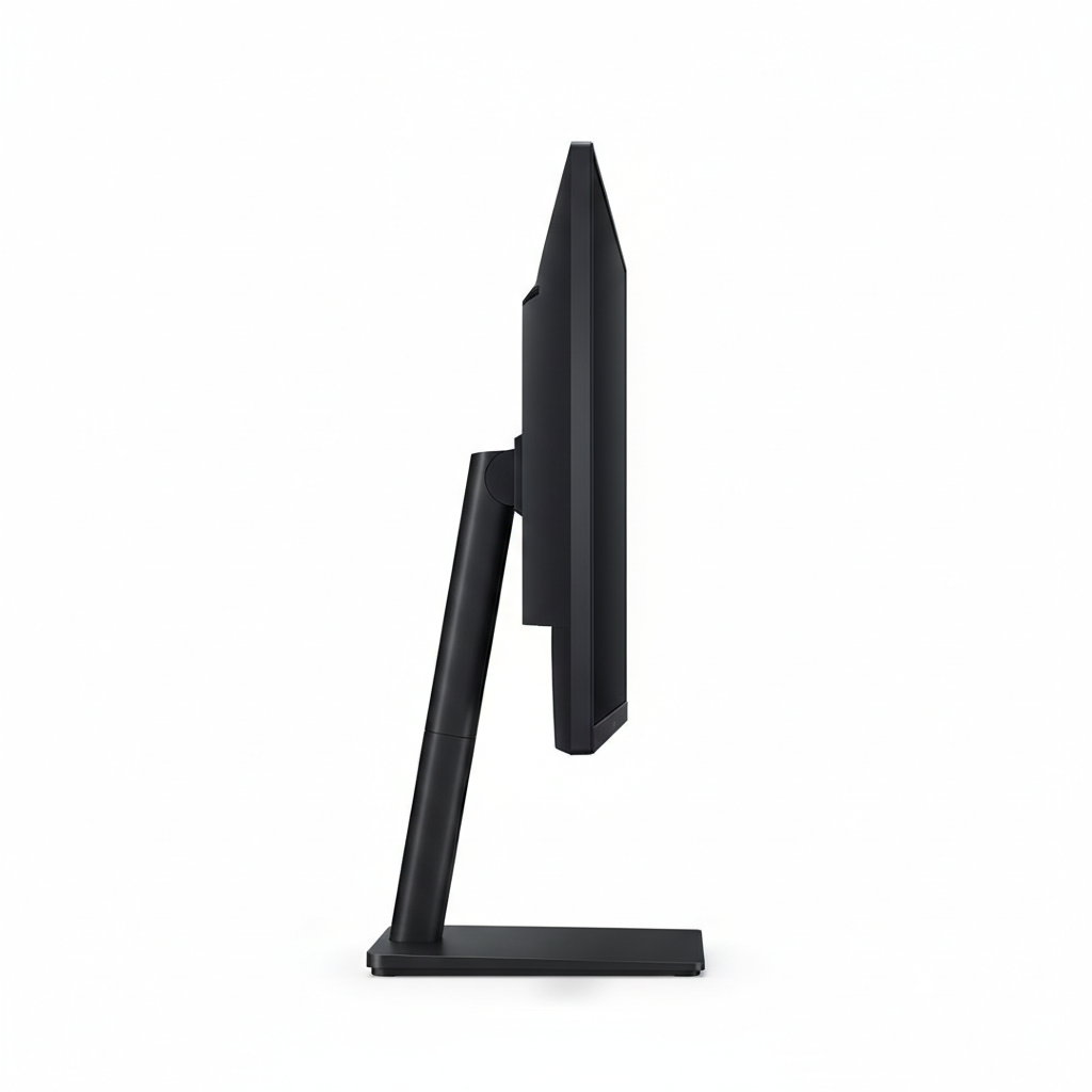Monitor Samsung 27 Essential S3 vista lateral base cuadrada