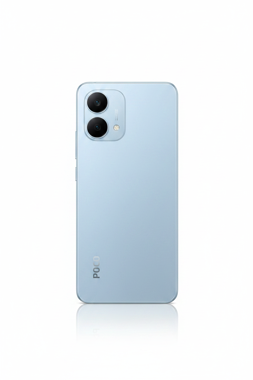 Xiaomi POCO X8 Pro Max Azul Cielo vista trasera