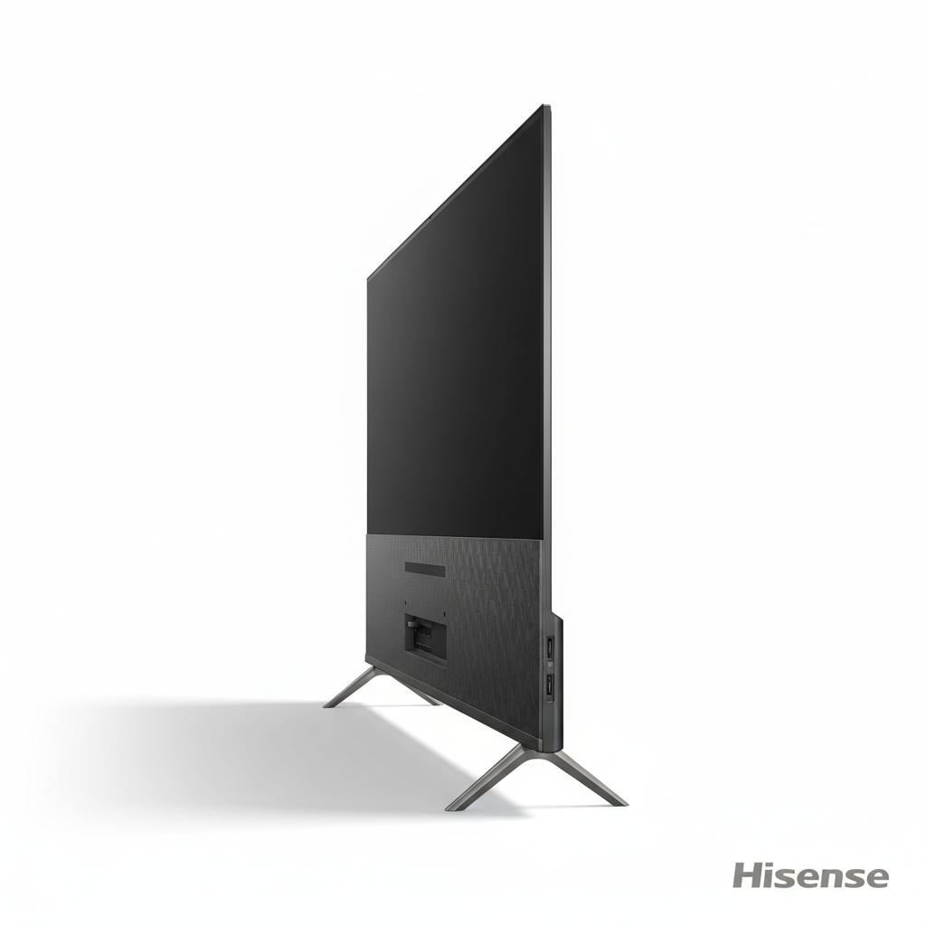 Smart TV Hisense 43 QLED 4K vista lateral