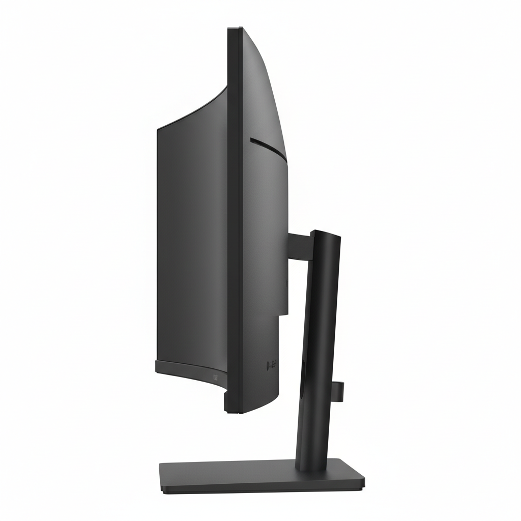 Monitor Nextep 27 curvo Full HD vista lateral