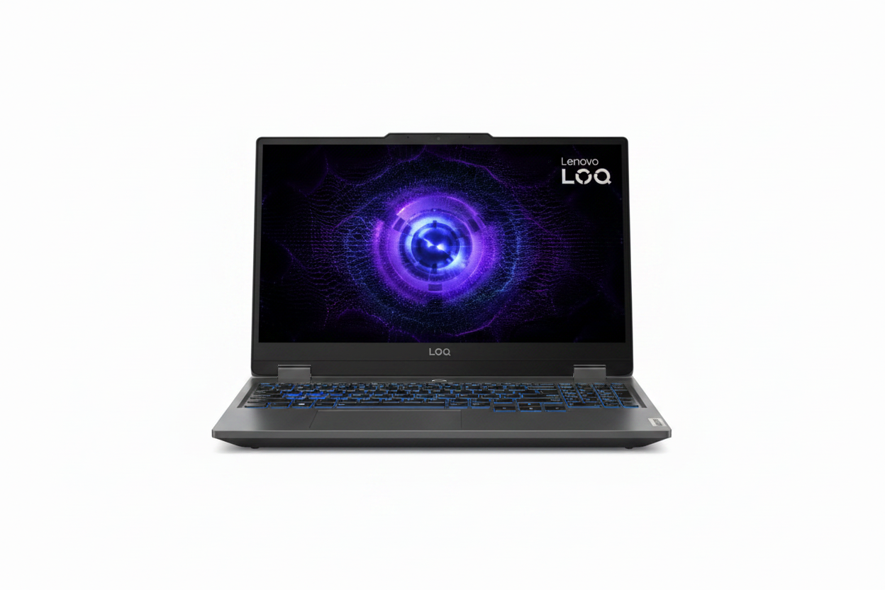 Laptop Gamer Lenovo LOQ Essential vista frontal