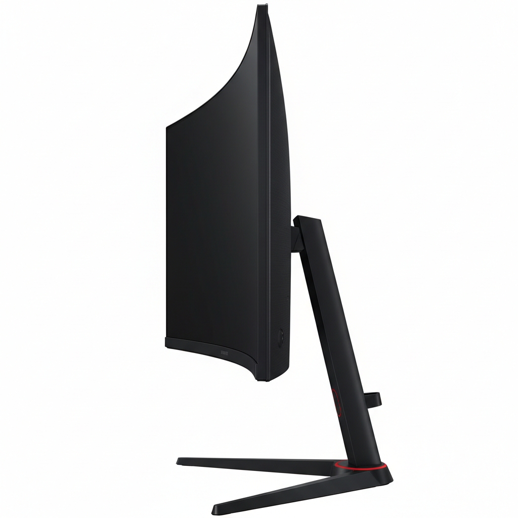 Monitor Samsung Odyssey G5 27 QHD 165Hz vista lateral