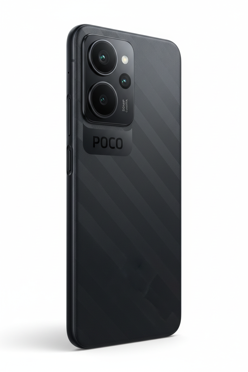 Xiaomi POCO C85 Negro vista trasera